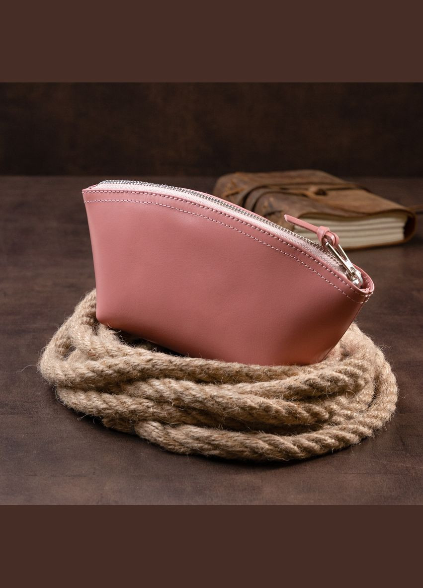 Жіноча косметичка зі шкіри Amelin белая 11299 Grande Pelle (335425630)