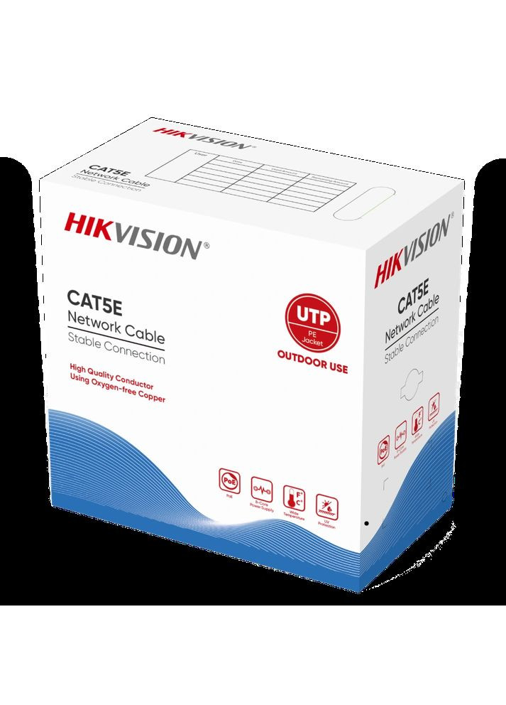 Кабель витая пара (для наружной прокладки) UTP CAT 5E DS-1LN5EO-UU/E Hikvision (371388029)