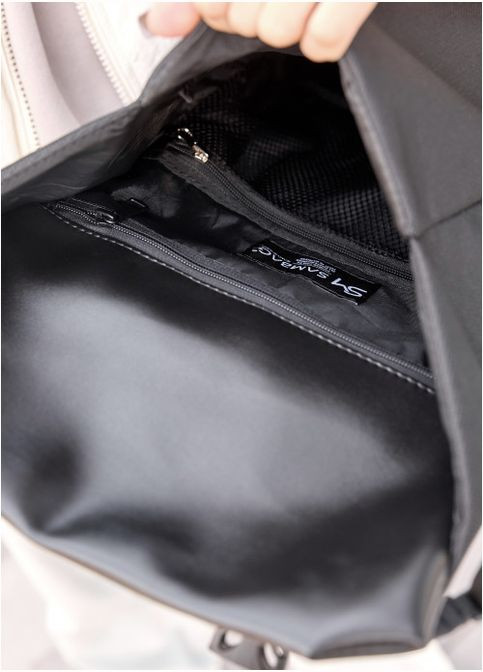 Жіночий рюкзак Aura чорний Sambag (302519202)