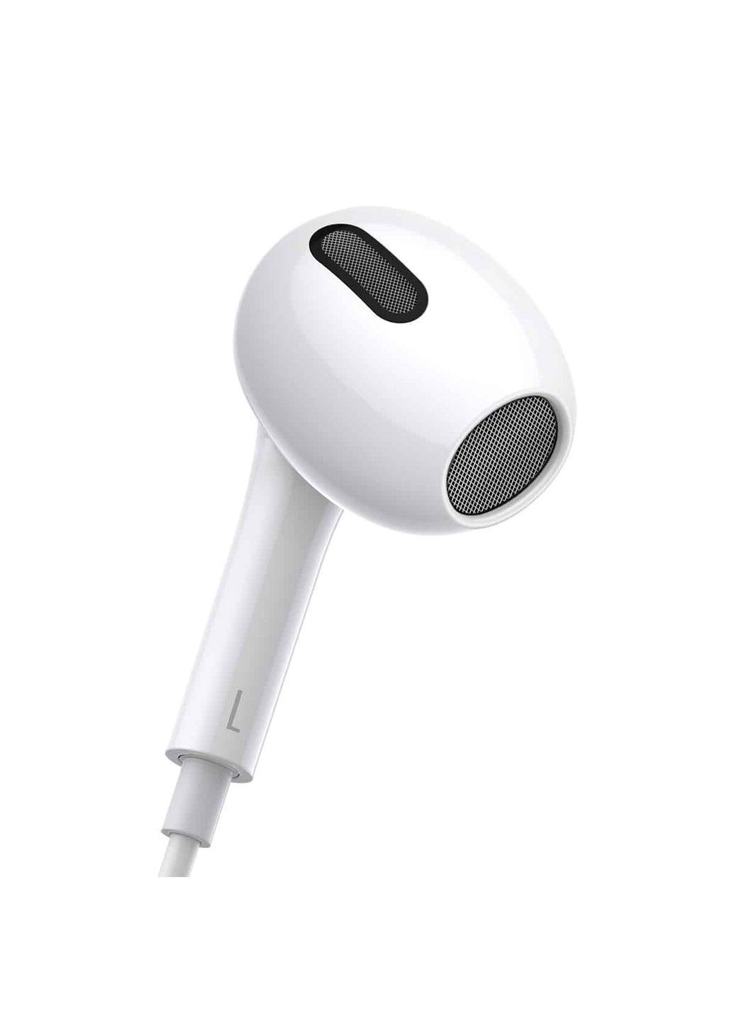 Навушники Encok 3.5mm lateral in-ear Wired Earphone H17 White Baseus (371363741)