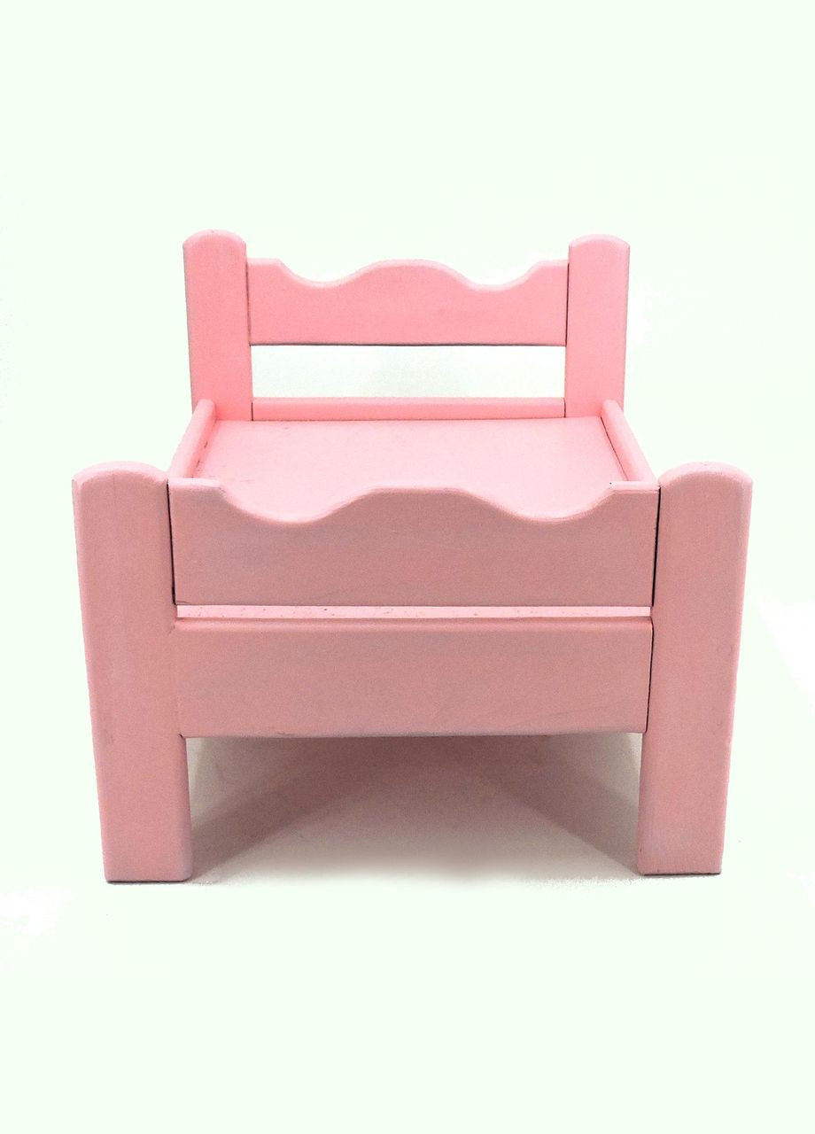 Кровать для кукол из дерева Ариэль барби (КРТ-000150) No Brand (328606008)