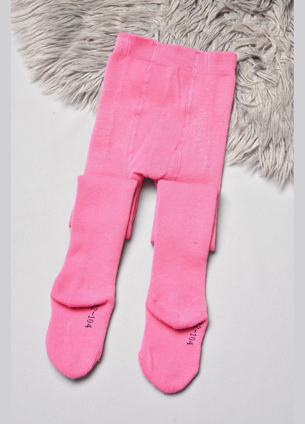 Колготи дитячі махрові для дівчинки рожевого кольору Let's Shop (302947760)