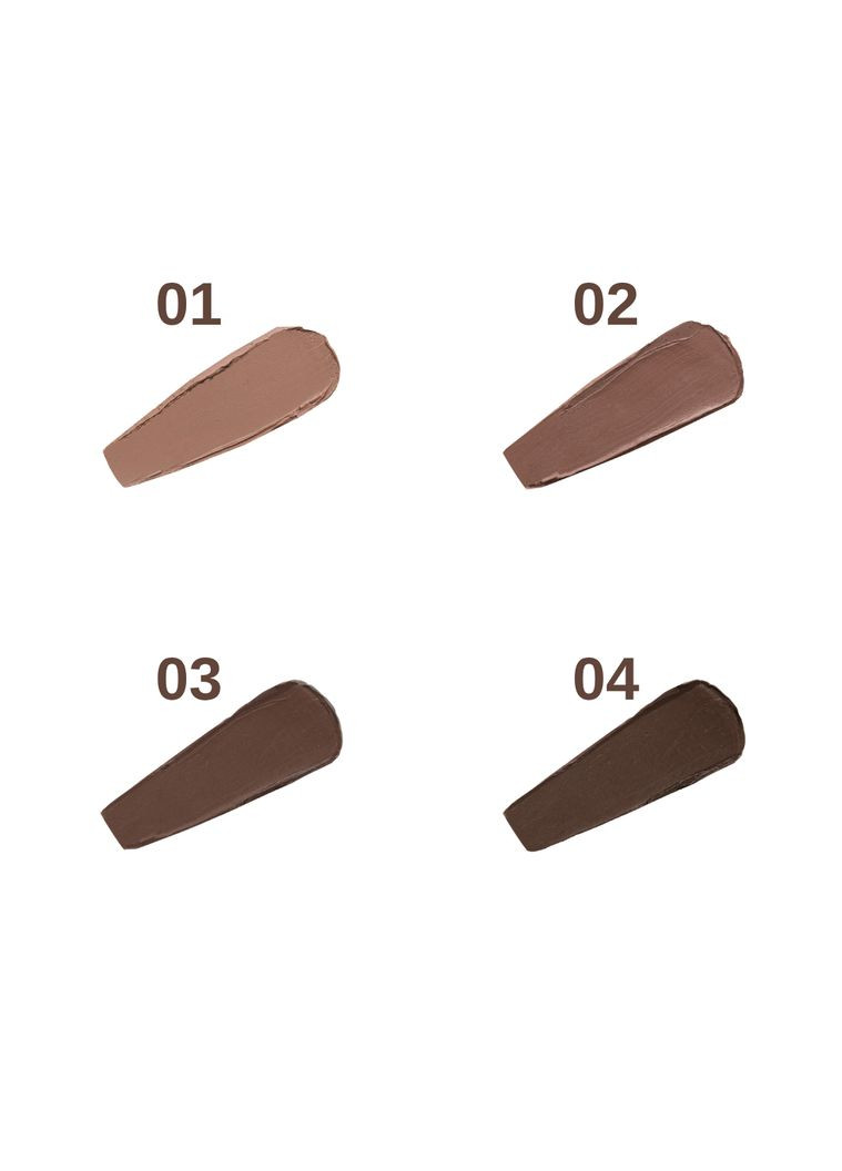 Гель для брів кольоровий NP600, 3,5 г, 002 auburn Світло-коричневий Neverti (354232291)