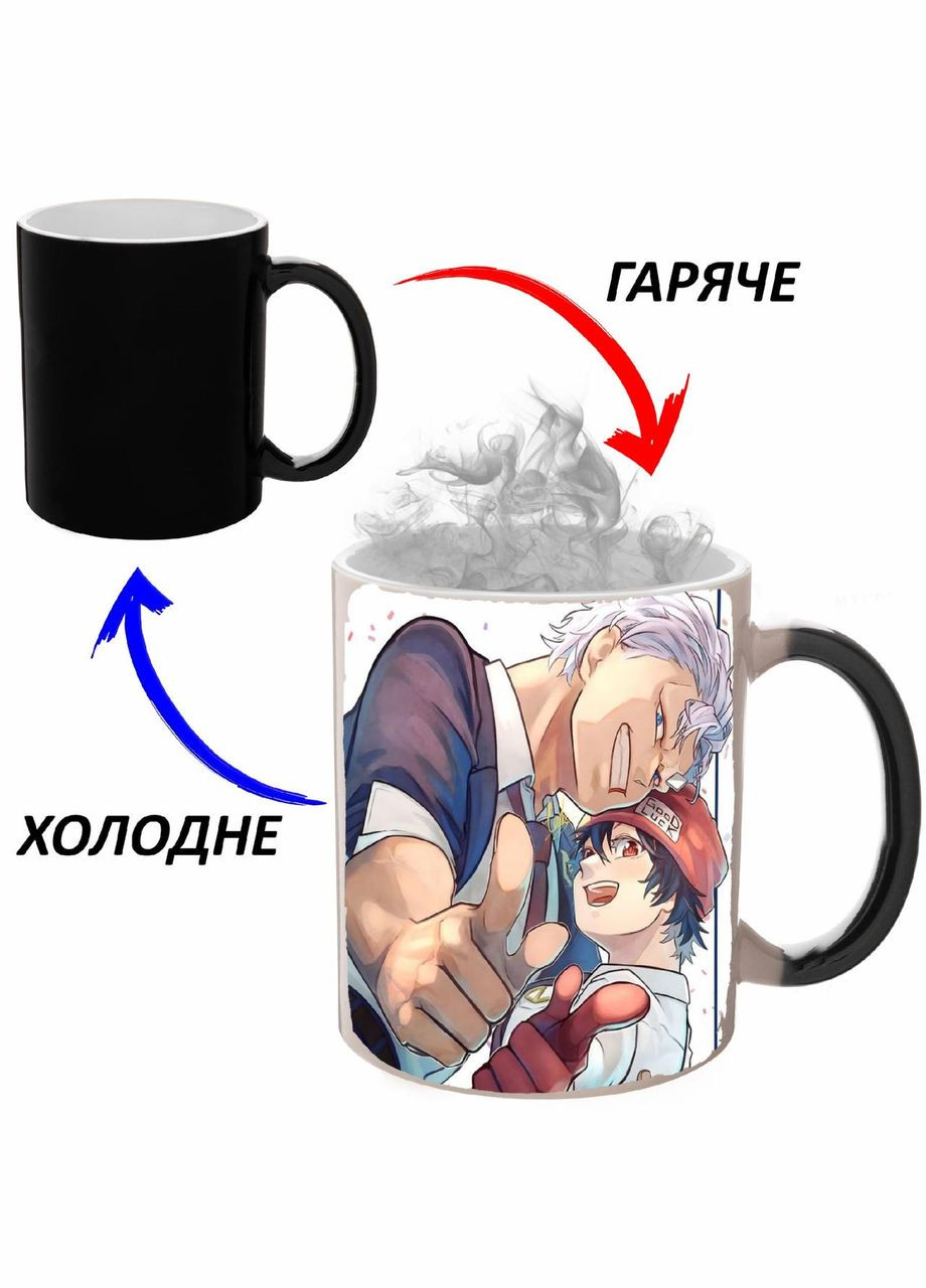 Чашка хамелон Немертвый и Неудача Аниме #006 (кружка, чашка) Черная 330 мл No Brand (323471572)