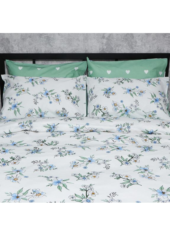 Комплект постільної білизни Бязь Gold Люкс «» Євро 200х220 наволочки 2х70х70 (MS-820006977) Moon&Star Spring Harmony (356115310)