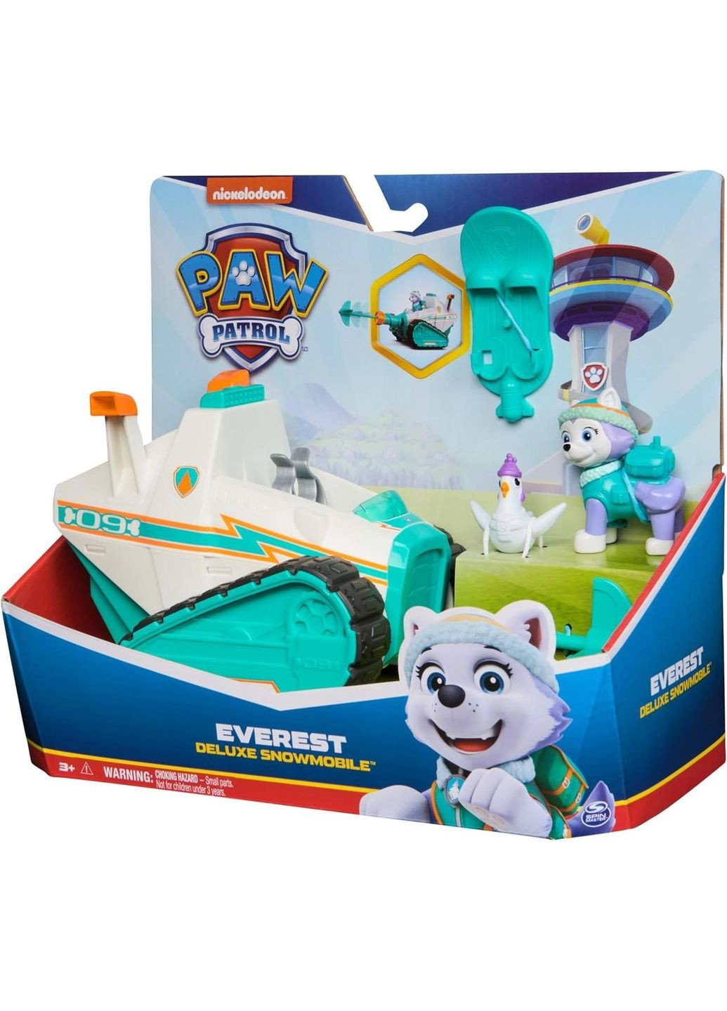 Щенячий патруль Снегоход Эверест Делюкс с пусковой установкой, сноубордом и Ципалеттой Paw Patrol Spin Master (365251756)