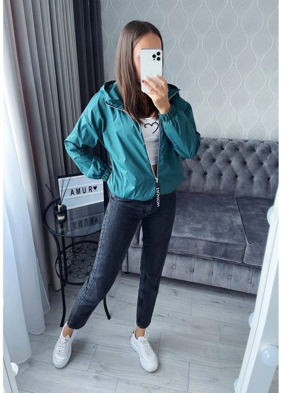 💧 Женская куртка-ветровка с капюшоном Vione (367183619}