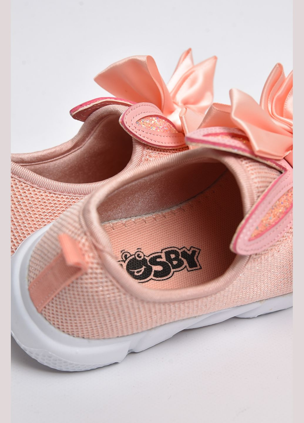 Рожеві осінні кросівки дитячі текстильні рожевого кольору Let's Shop