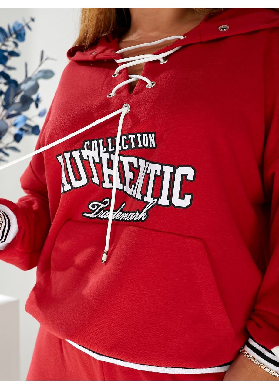 Костюм прогулочный трехнить петля брюки палаццо и кофта Україна (353309209)