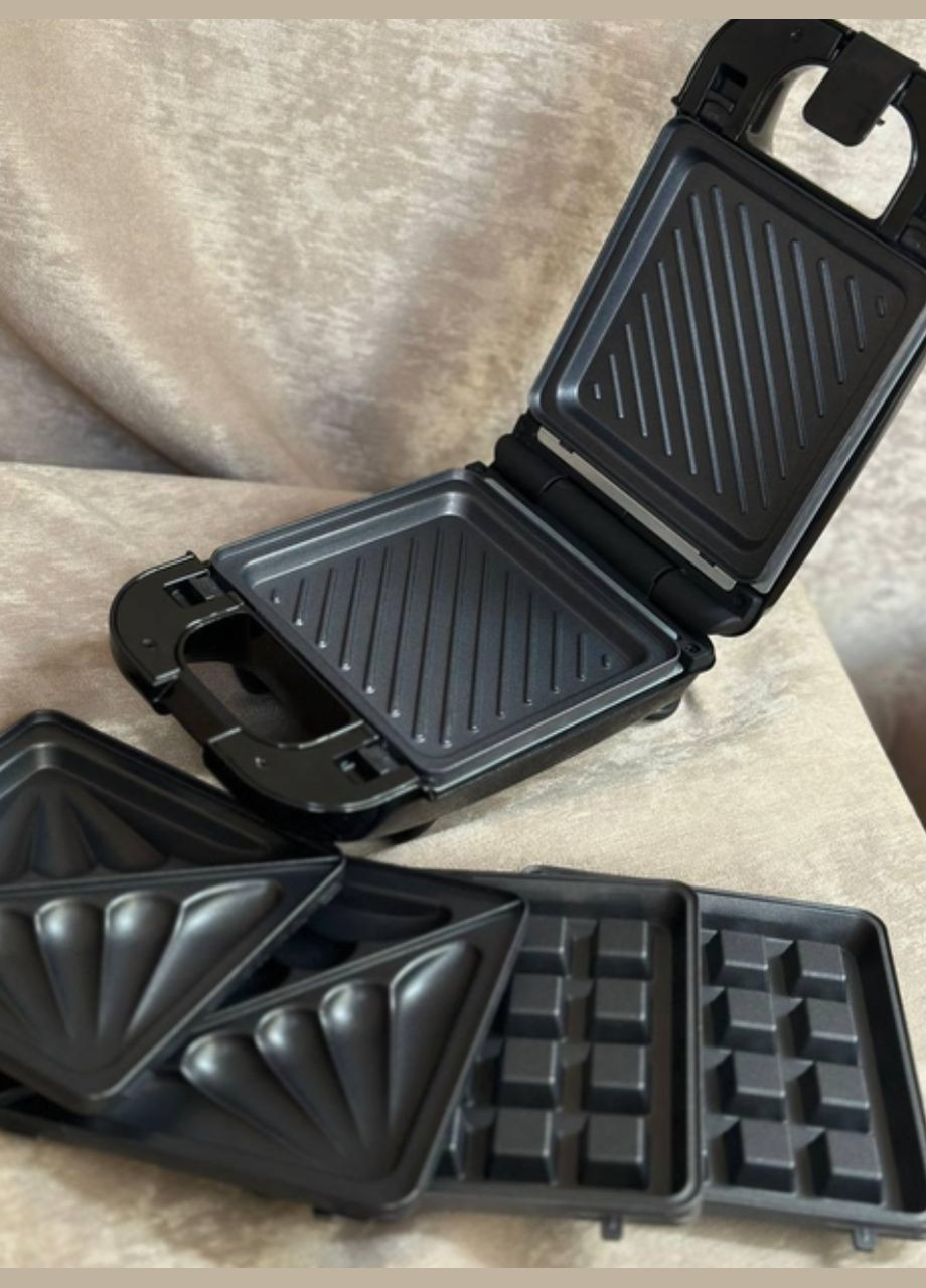 Мультимейкер MG-363 3в1 бутербродниця-вафлі-гриль Magio (342113696)