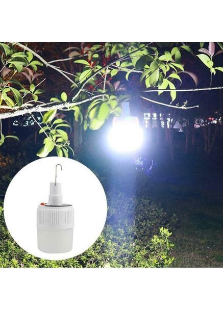 Светодиодный светильник-фонарь 5 V LED KDD 20 W на аккумуляторе с крючком Белый (2104618739) No Brand (367056677)