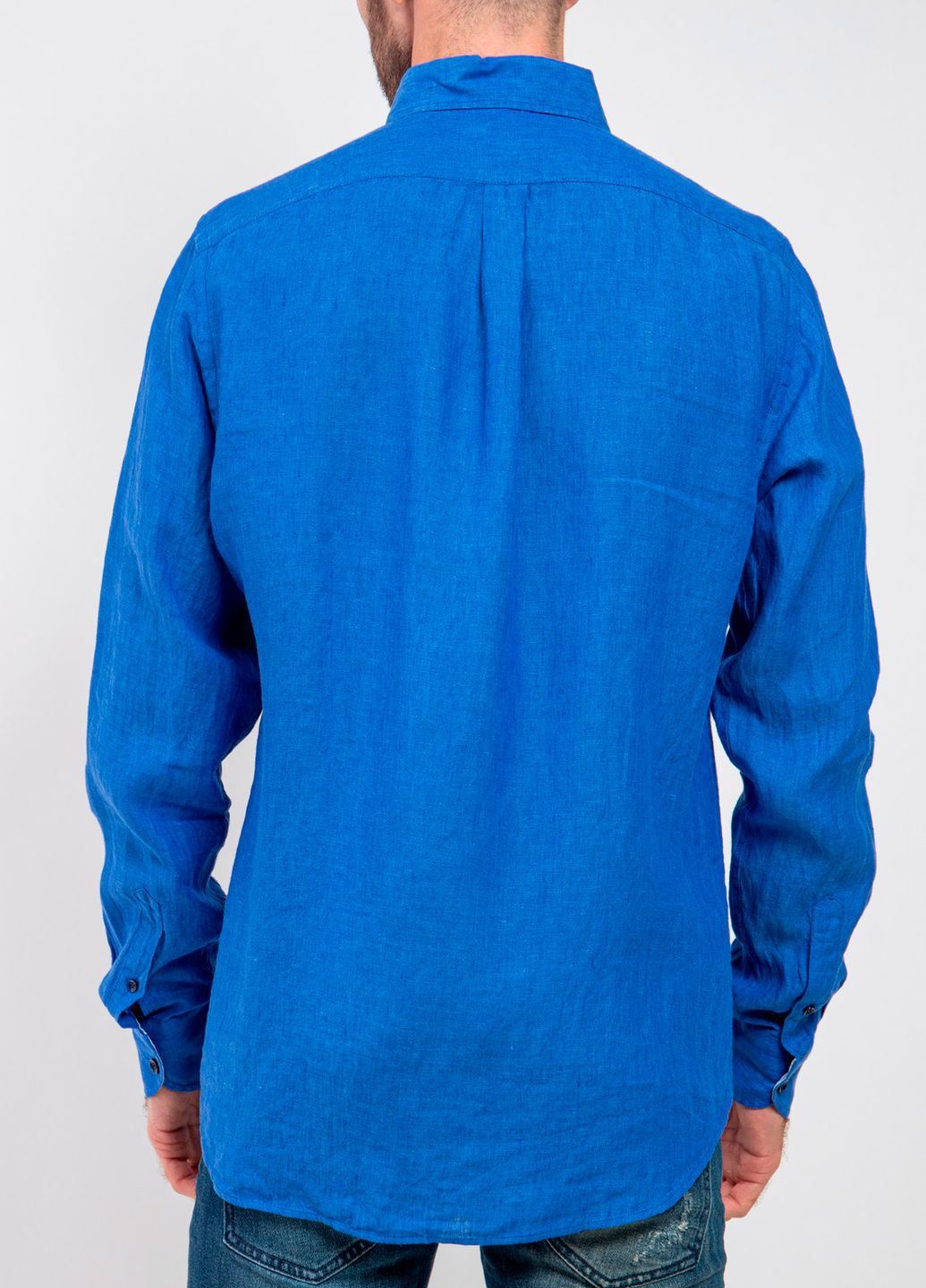 Синяя рубашка Harmont & Blaine