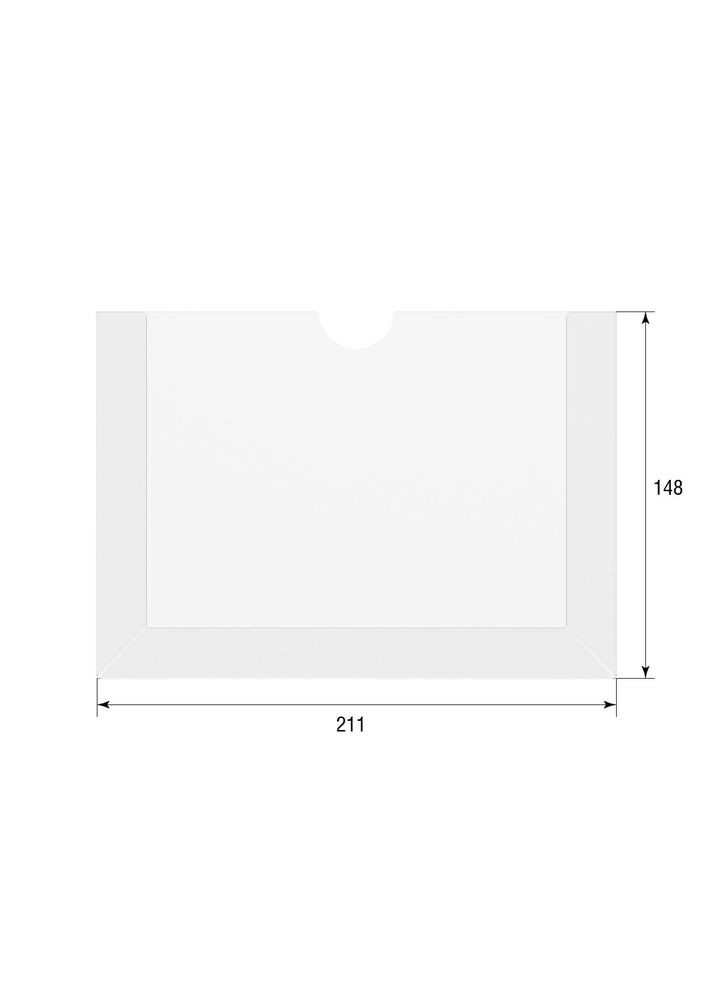 Кишеня інформаційна гор А5 без скотча Ekostar (370948595)