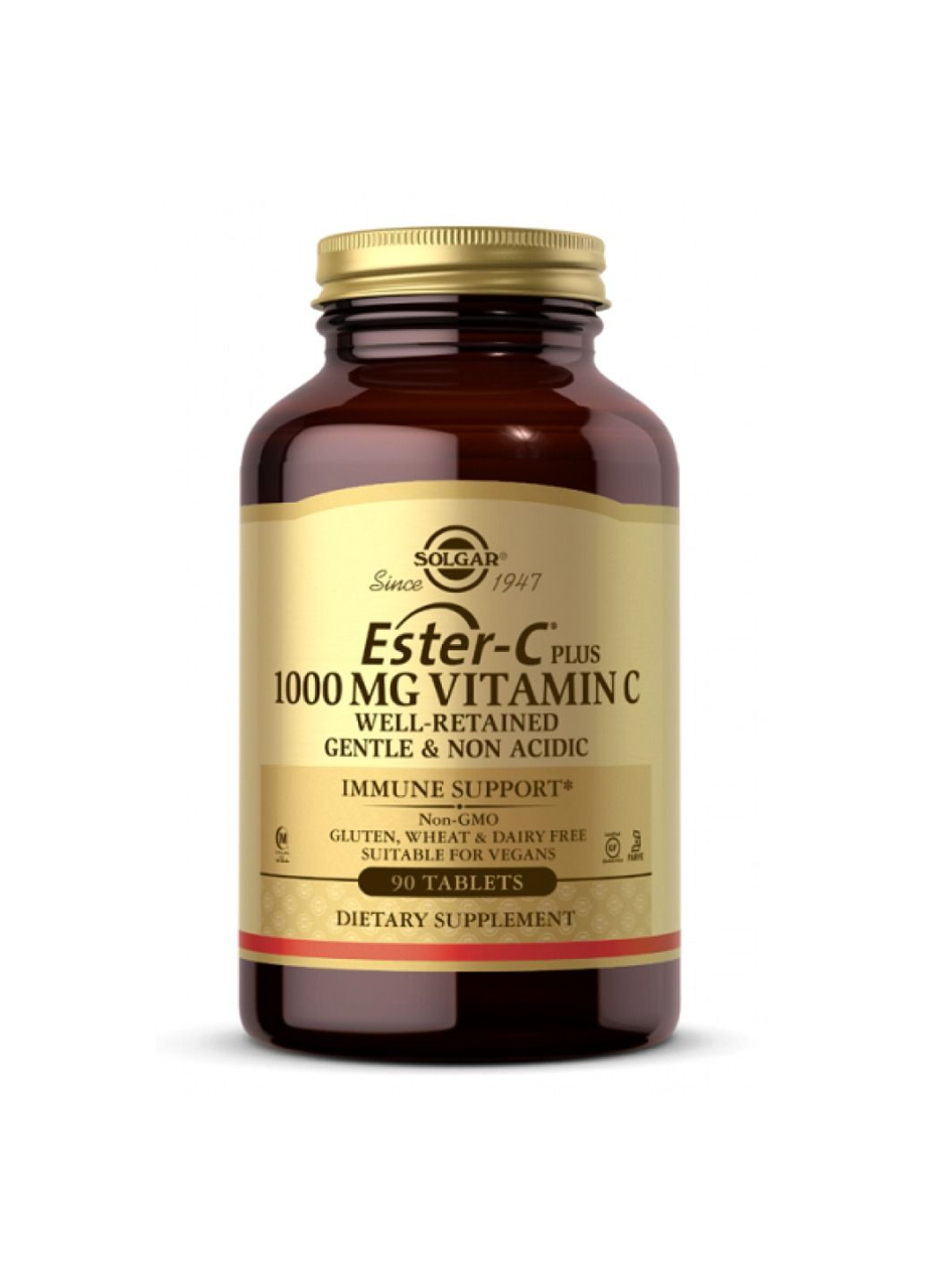 Комплекс вітамінів Ester-C Plus Veg 1000 mg - 90 tab Solgar (280917033)