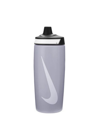 Бутылка для воды Refuel Bottle 18 OZ серый, черный, белый 532 мл N.100.7665.086.18 (887791747495) Nike Refuel Bottle 18 OZ сірий, чорний, білий 532 мл N. (369878700)