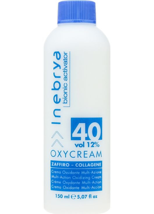 Оксі-крем "Сапфір-колаген", 40, 12% Bionic Activator Oxycream 40 Vol 12% 150ml (390639-31160973) Inebrya (368624273)