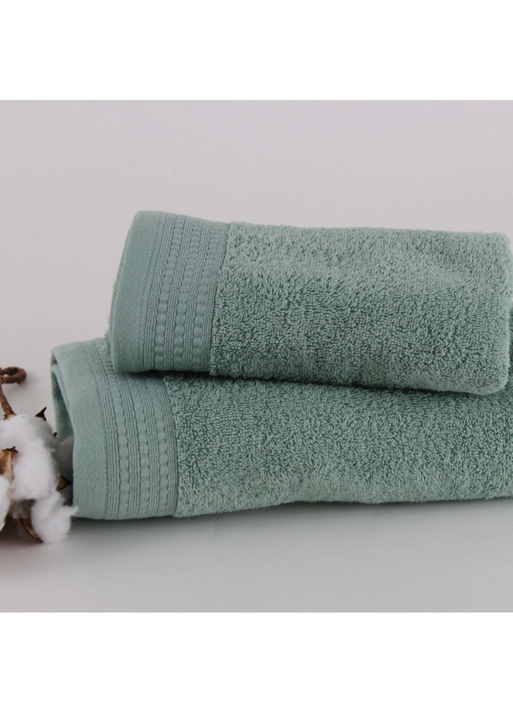 Махровое полотенце для тела 70*140 см, 450 г/м2 Aurora Мятное (2847070140) ТЕП однотонный мятный