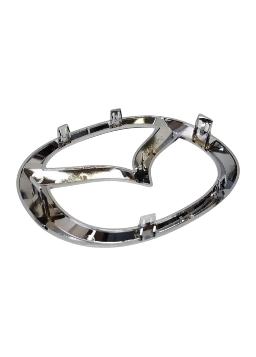 Емблема решітки ХРОМ 140×110 мм пластик (на кліпсах) (вир-во Завод) CH Mazda (369610906)