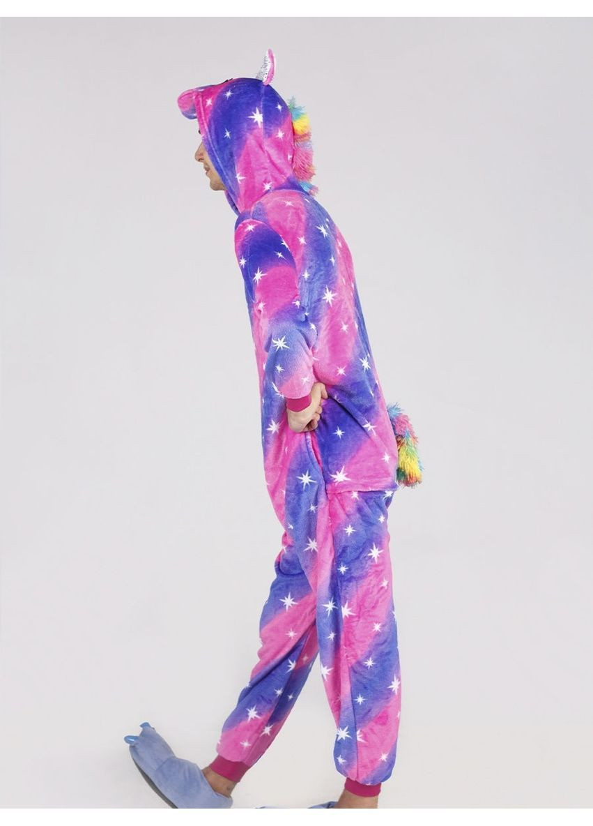 Пижама кигуруми мужская Магический единорог на молнии M (155-165 см) Jamboo (369669137)