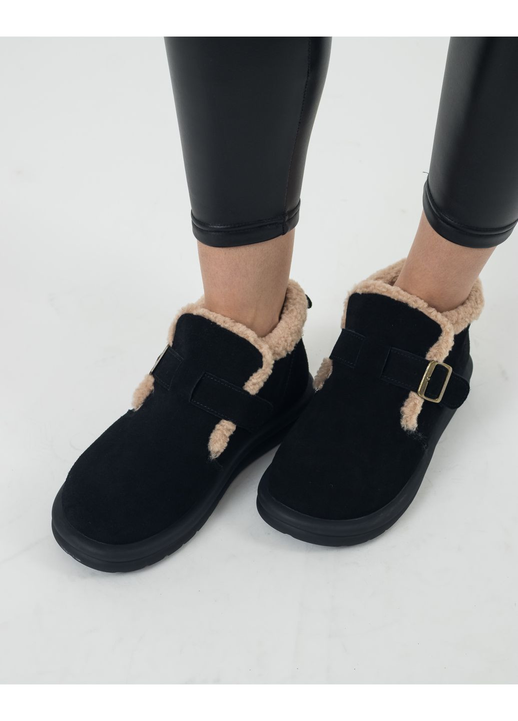 Зимние ботинки (2095ц) Marigo из натуральной замши