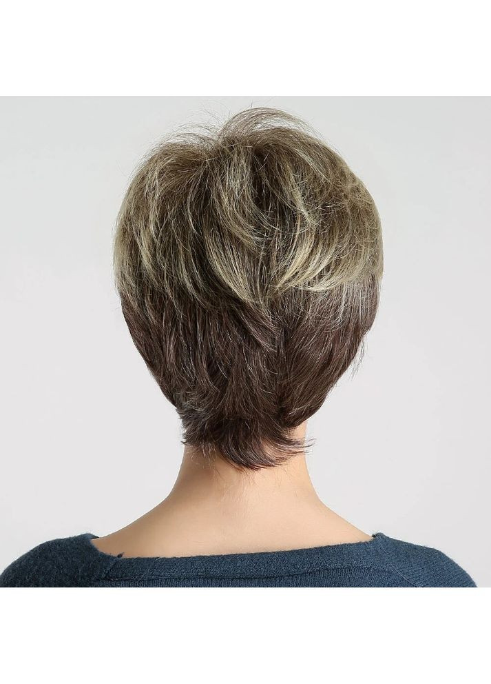 Парик с мелированием короткий с челкой русый (LC127-1) No Brand (355802094)