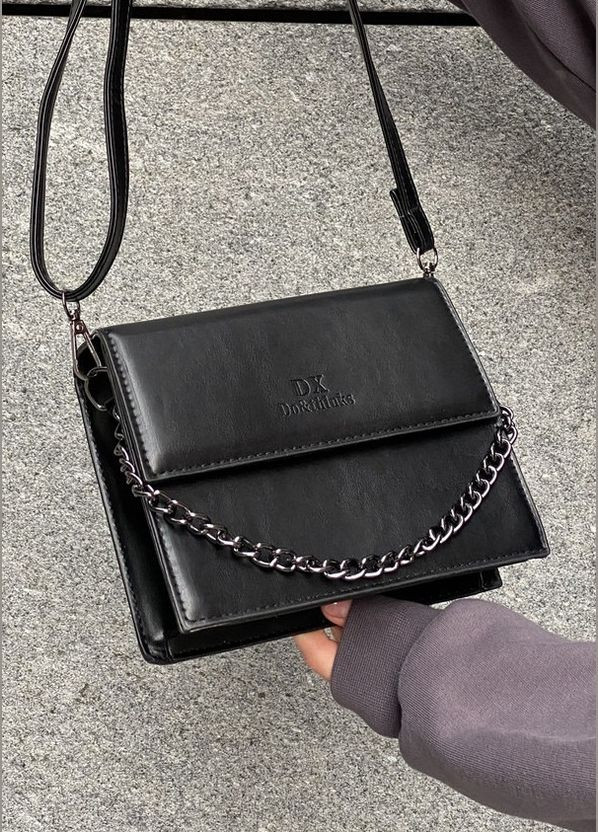 Женская сумка 00723 DX кросс-боди черная No Brand (296008253)
