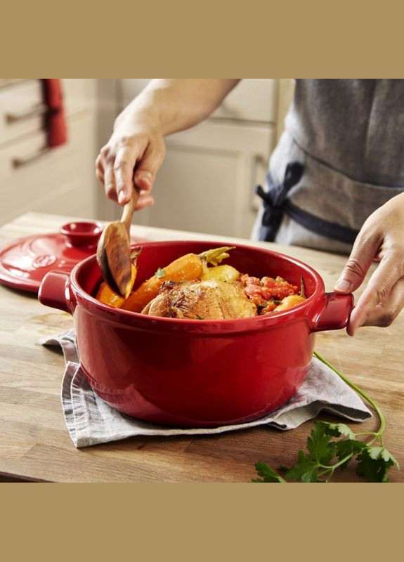 Каструля з кришкою Flame ceramic 2.5 л Charcoal (794525) Emile Henry (301002708)