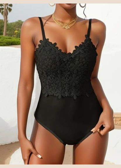 Боді квіткове мереживне 315 No Brand (350886099)