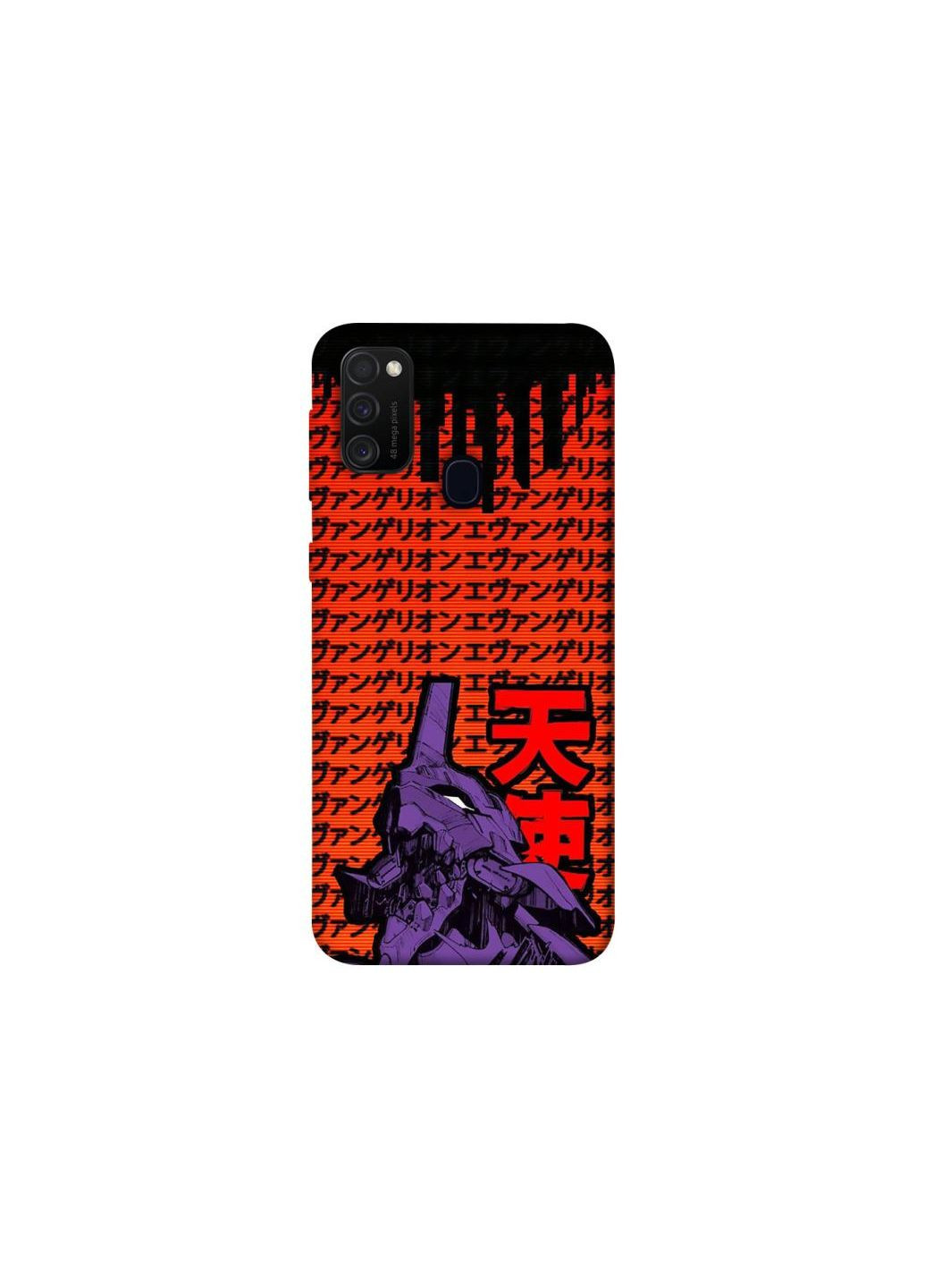 Чехол на Samsung Galaxy M21 Евангелион Frontalka (355324791)