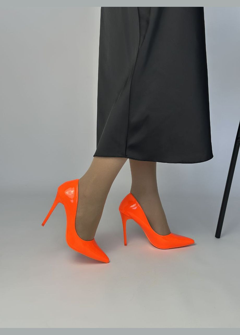 No Brand Эффектные женские туфли кислотно-оранжевый з, — демисезон (325114733)