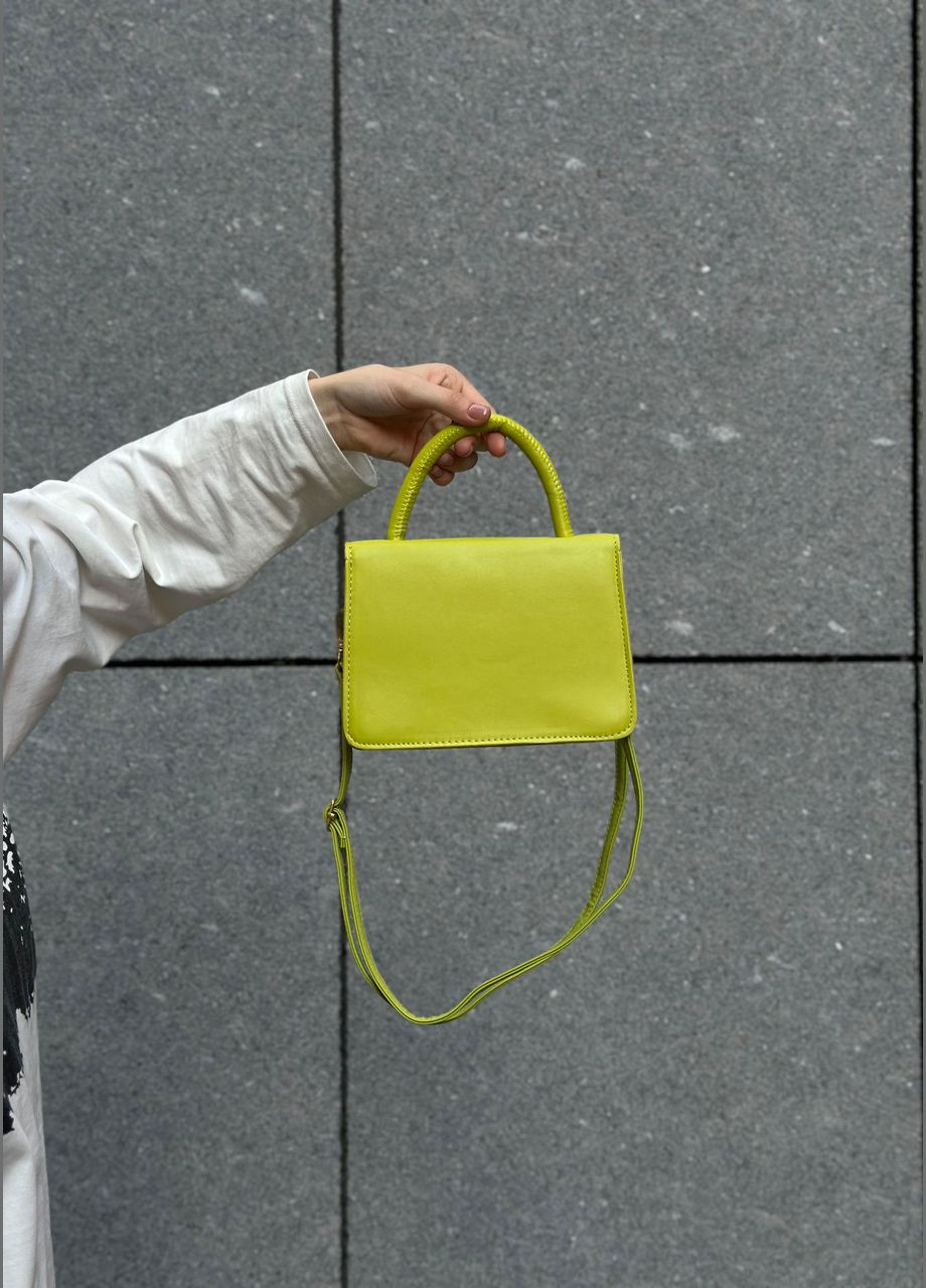 Жіноча зелена сумка 9039 крос-боді No Brand (303323000)