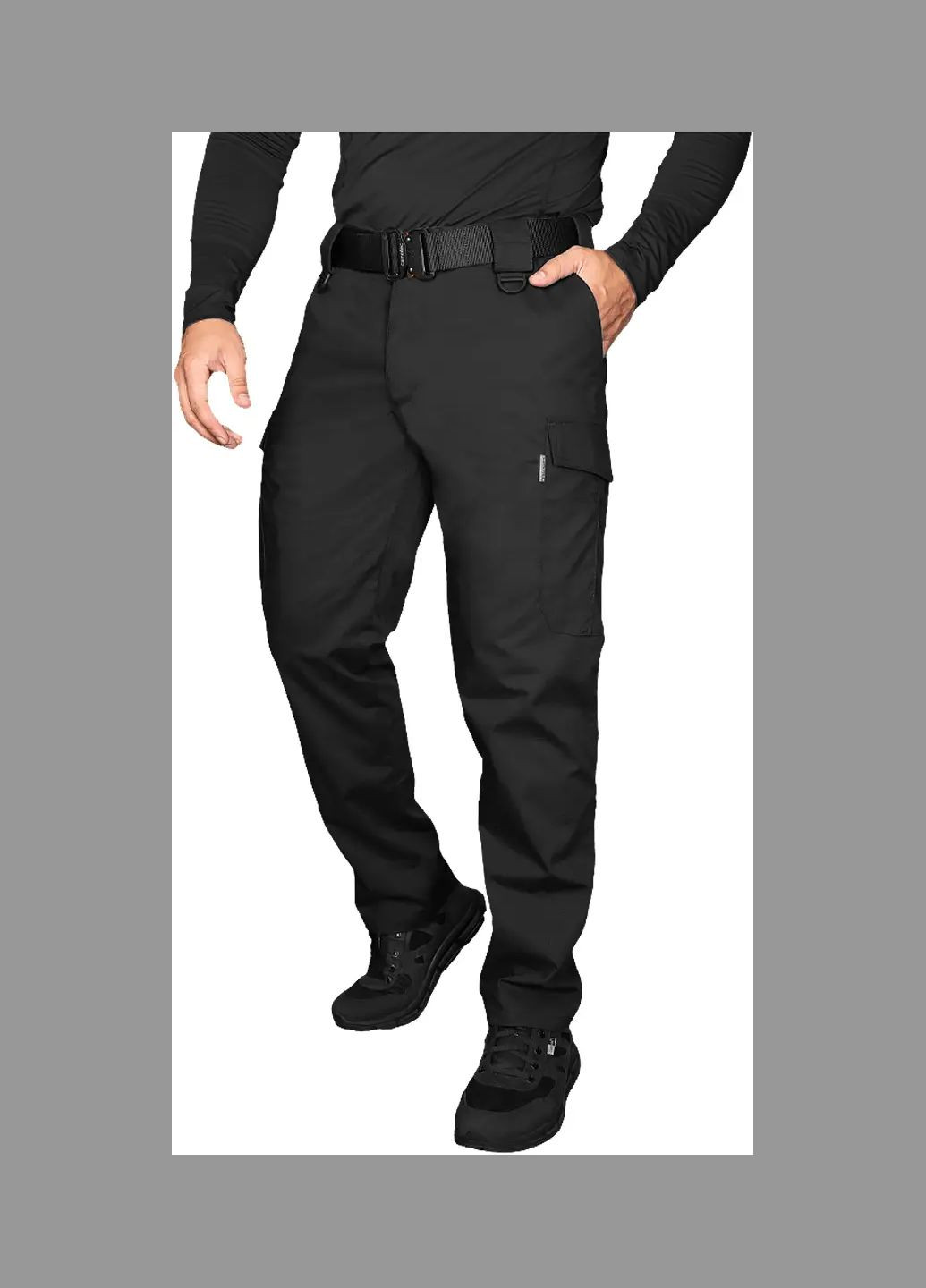 Черные демисезонные брюки Camotec