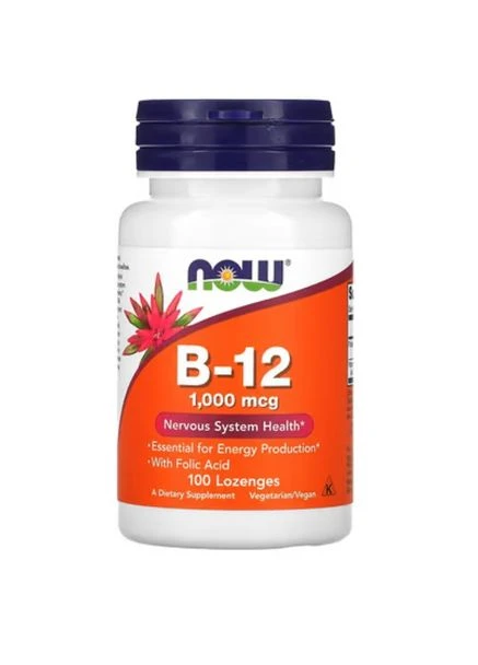 Вітамін Б-12 B-12 1000mcg 100 loz Now (336212257)