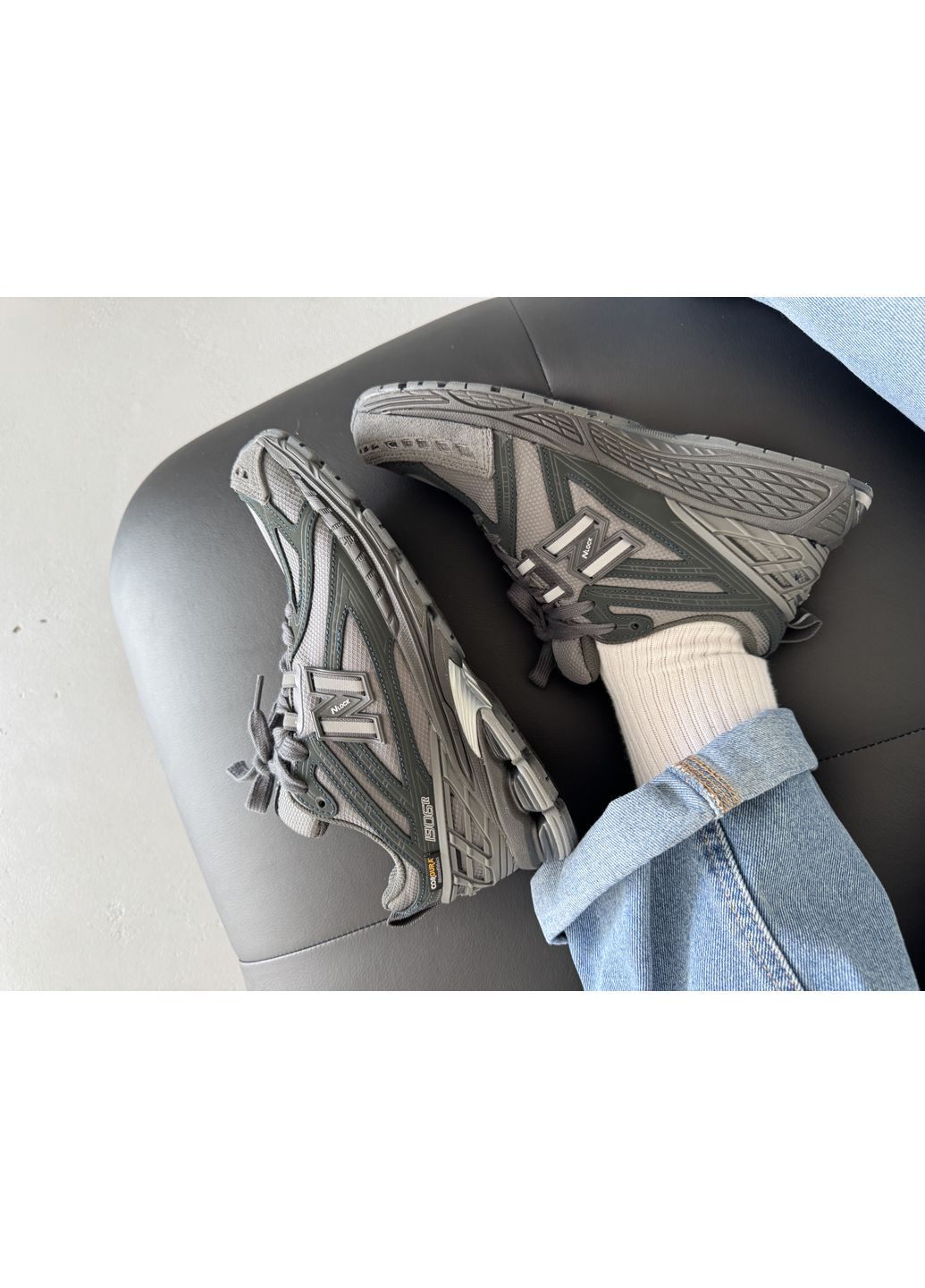 Кросівки жіночі і чоловічі New Balance 1906R Cordura Omni - Tech Grey Black | Нью Беланс 1906R сірі демісезони (369931878)