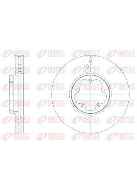 Диск тормозной Remsa (369127113)