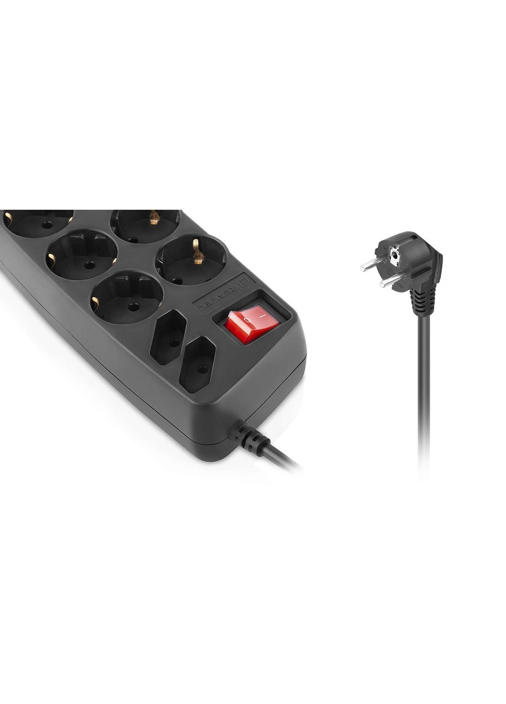 Фильтр питания RS-10 Protect 1.8 м Black Real-El (336951987)