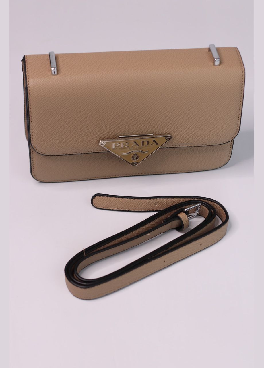 Жіноча сумка Prada Saffiano beige, женская сумка, сумка Прада бежевого кольору No Brand (307925704)