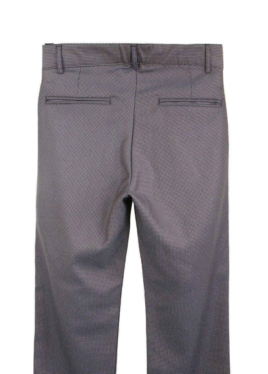 Серо-коричневые кэжуал демисезонные брюки Mtp