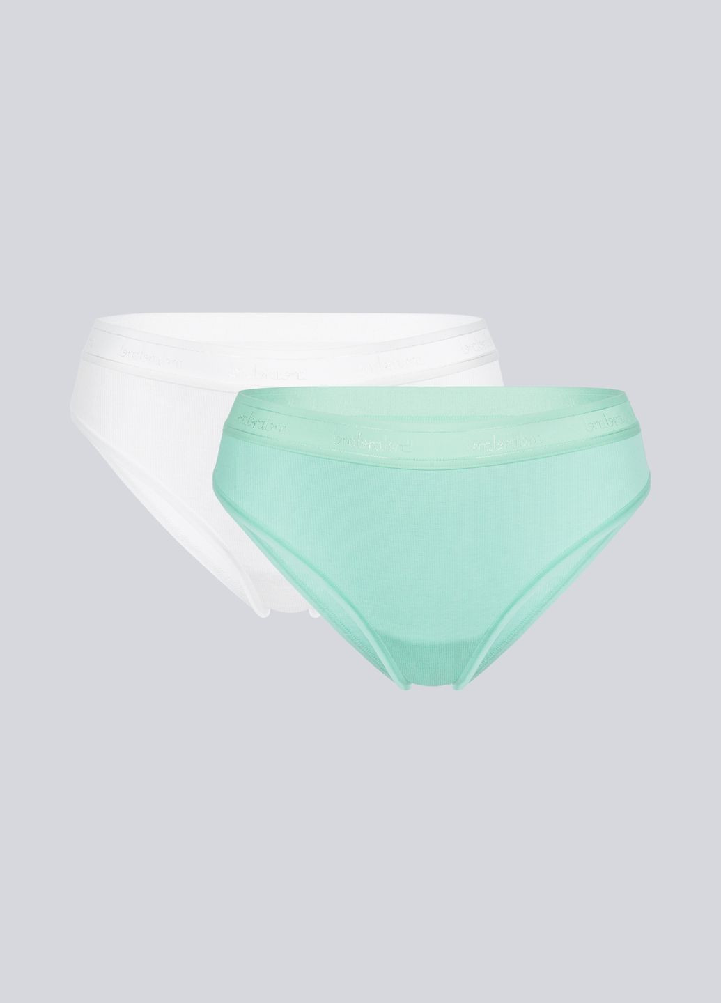 Трусики сліп SLZ26802001 з середньою талією- Brabrabra Коттонуссі (305667222)