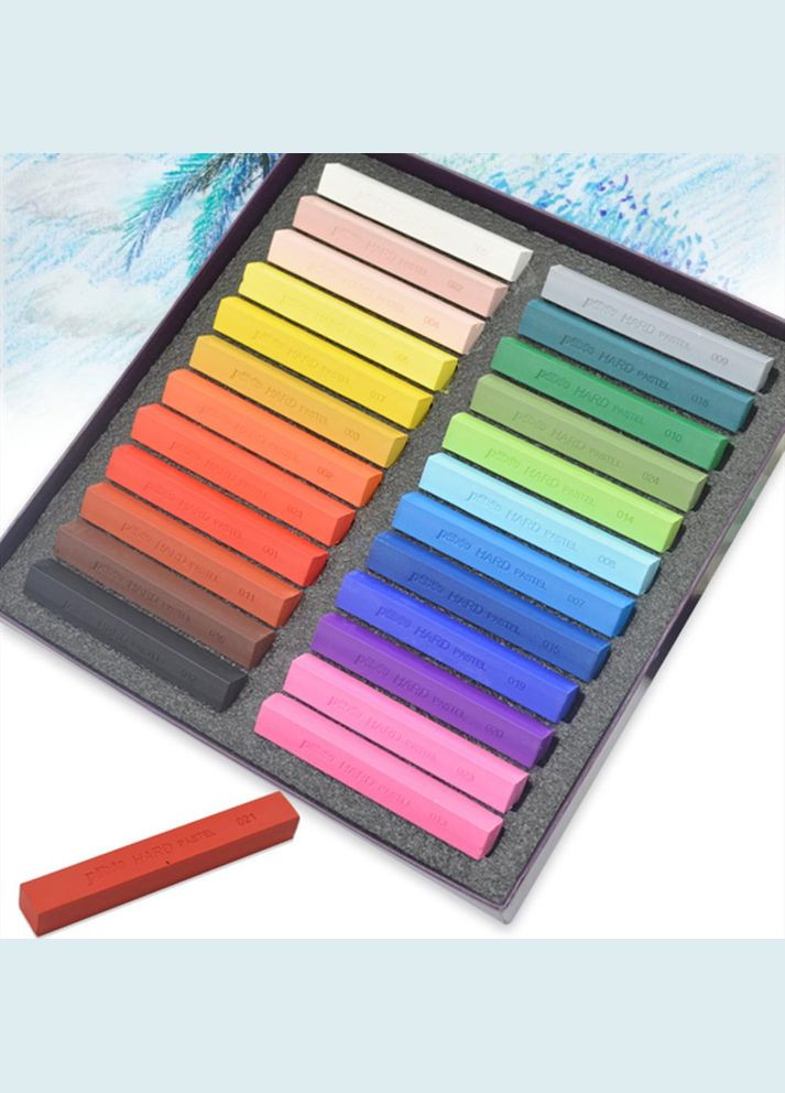 Пастель художня професійна суха, 24 кольори, MASTER Marie's (322650511)