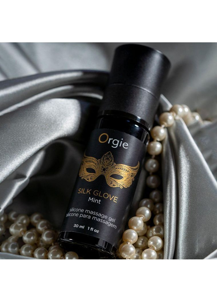 Набір для перлового масажу Pearls Lust Massage (30 мл), силіконовий гель, намисто Orgie (367108041)