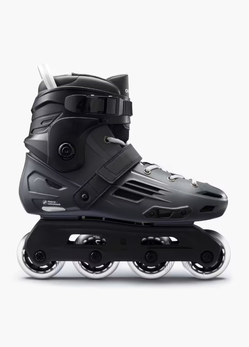 Ролики для Взрослых EU 37/38 Hard Shell MF140 Черный (тормоза в комплект не входят) Oxelo (335052423)