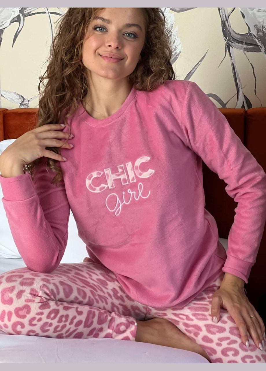 Розовая женская пижама розовая m (2468) GT