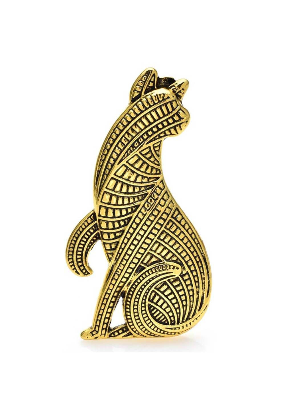 Брошь Кошка BRBF112896 3,7 х 7,0 см BROCHE (298534460)