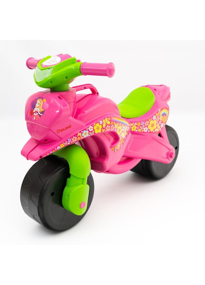 Каталка-толокар Музыкальный мотоцикл Фламинго (0139/65) Doloni (365590324)