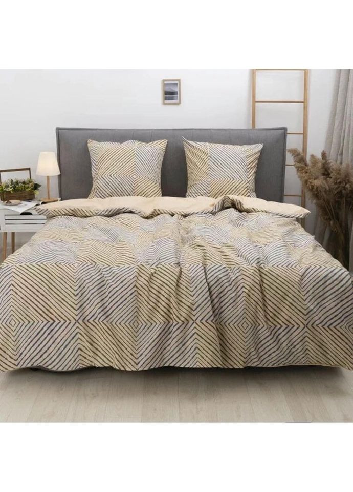 Постільна білизна євро Ранфорс 24258-E 220х200 см Viluta (336327908)