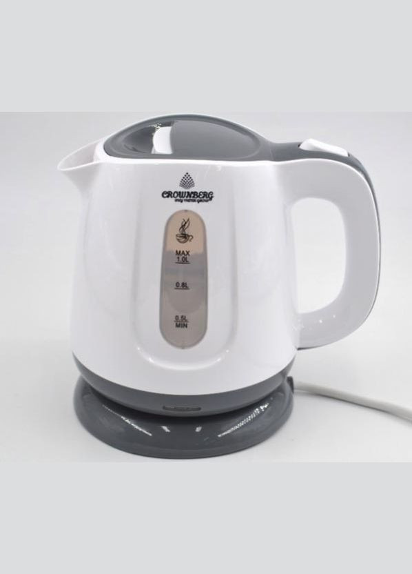 Дисковый пластиковый электрочайник CB-9118 электрический чайник Crownberg (296925785)