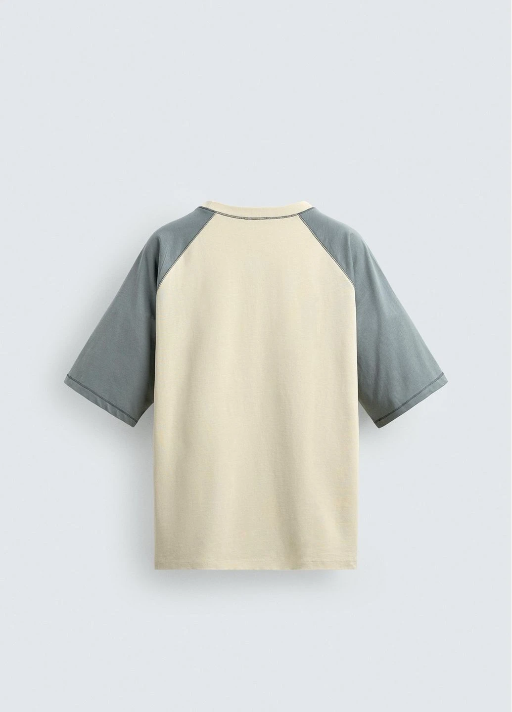 Комбинированная футболка Zara