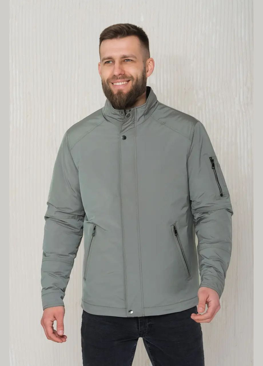 Оливковая демисезонная весенняя мужская куртка большого размера SK