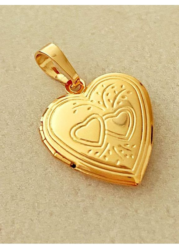 Позолоченный Кулон (открывающийся для фото). Позолота No Brand (351902896)